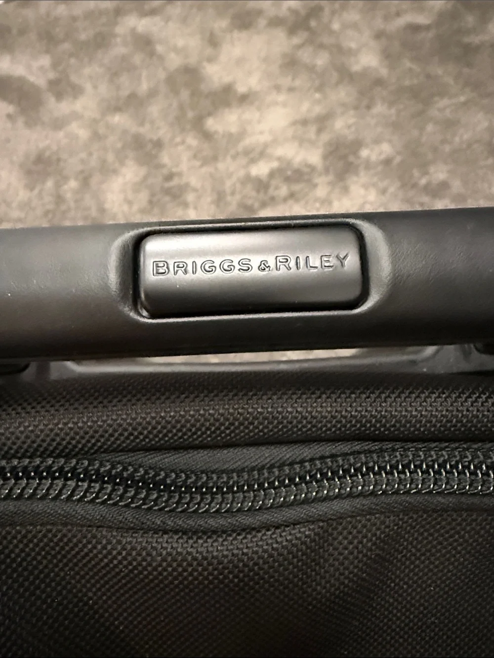 Briggs & Riley Black Rolling Briefcase with Front Pocket